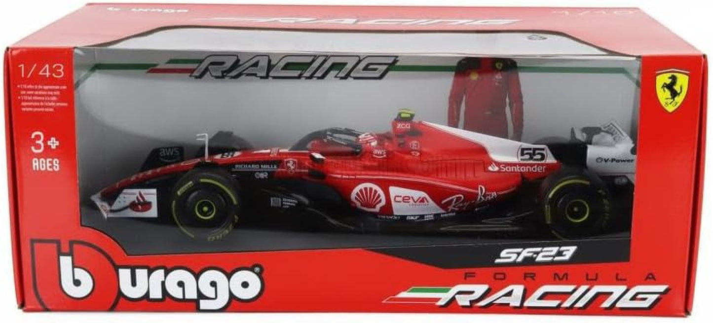 1/43 - SF-23 for Scuderia Ferrari F1 Team Signature Die Cast Adults Model Car Display F1 GP Las Vegas Collection - #16 Charles Leclerc