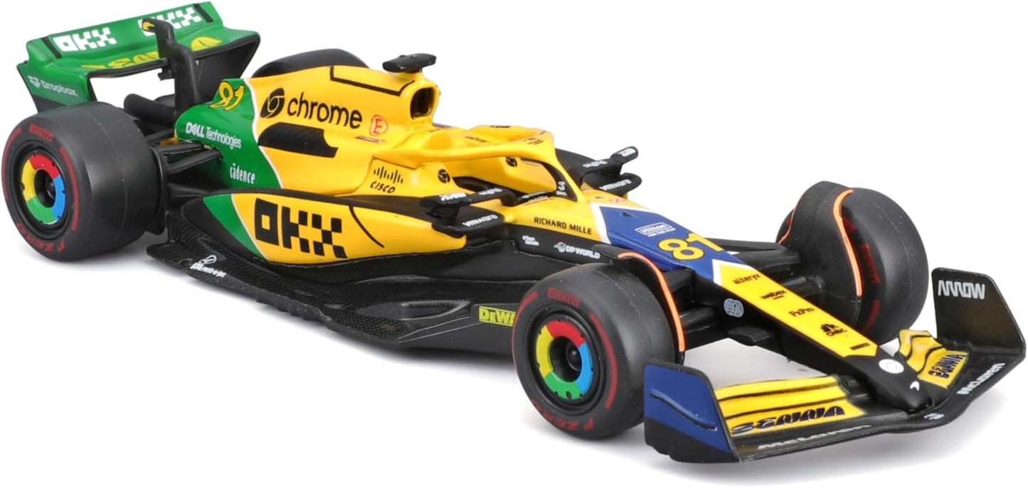 F1 Mclaren MCL38 2024 MONACO GP Senna Livery 30Th Anniversary - Formula 1 - OSCAR PLATERS 81 - Scale 1:43 12 Cm - 18-38214-P
