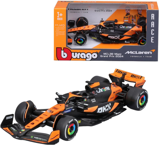 1/43 Scale Formula 1 Mclaren F1 MCL38 Miami Grand Prix Collection - #81 Oscar Piastri