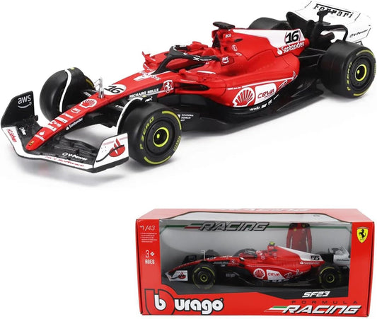 1/43 - SF-23 for Scuderia Ferrari F1 Team Signature Die Cast Adults Model Car Display F1 GP Las Vegas Collection - #16 Charles Leclerc